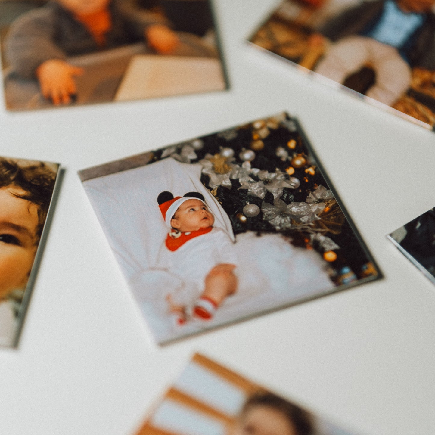 Set de Imanes Fotográficos Personalizados Cuadrados 5x5 cm