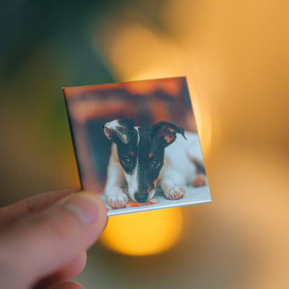 Set de Imanes Fotográficos Personalizados Cuadrados 5x5 cm